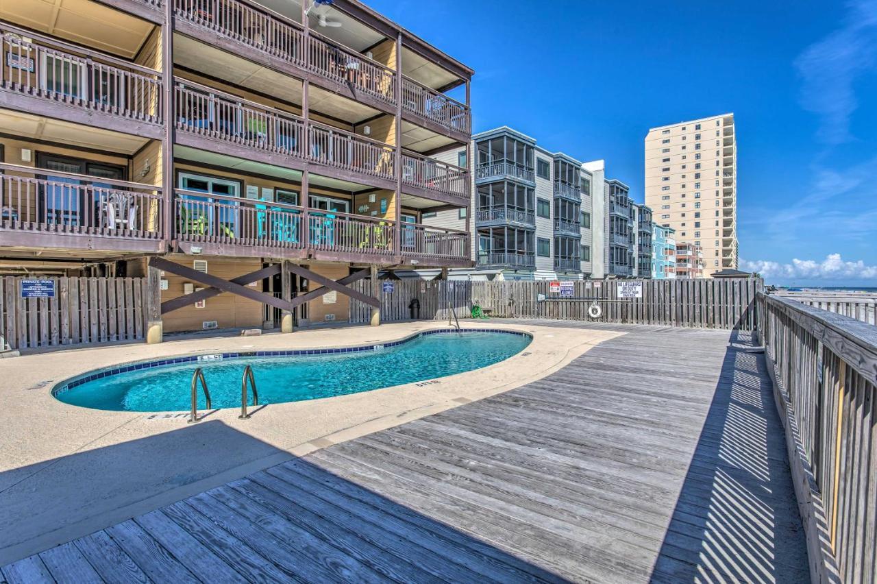 Beach Lovers Haven Oceanfront Condo With Pool! Myrtle Beach Luaran gambar